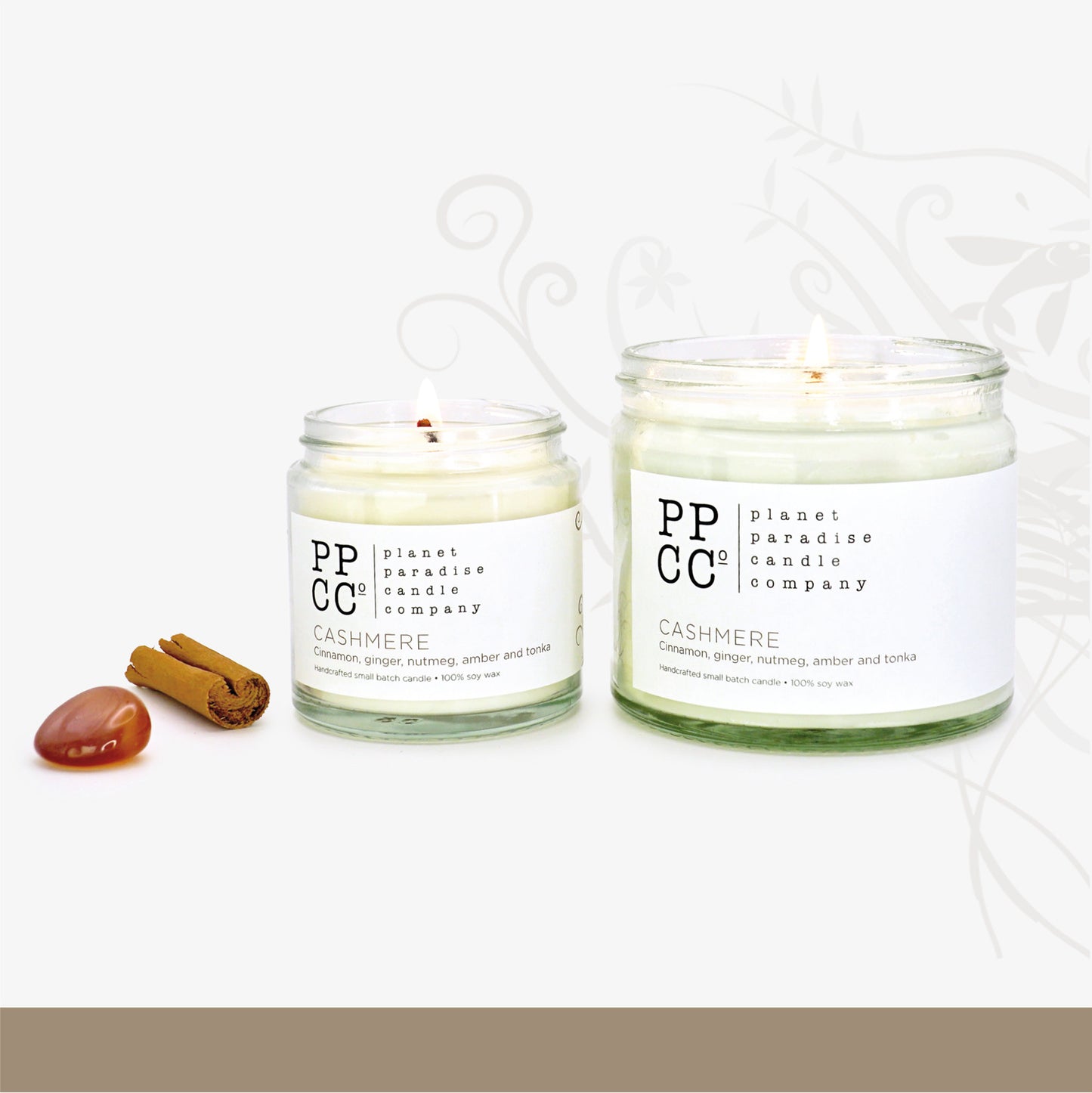 Cashmere soy wax candle