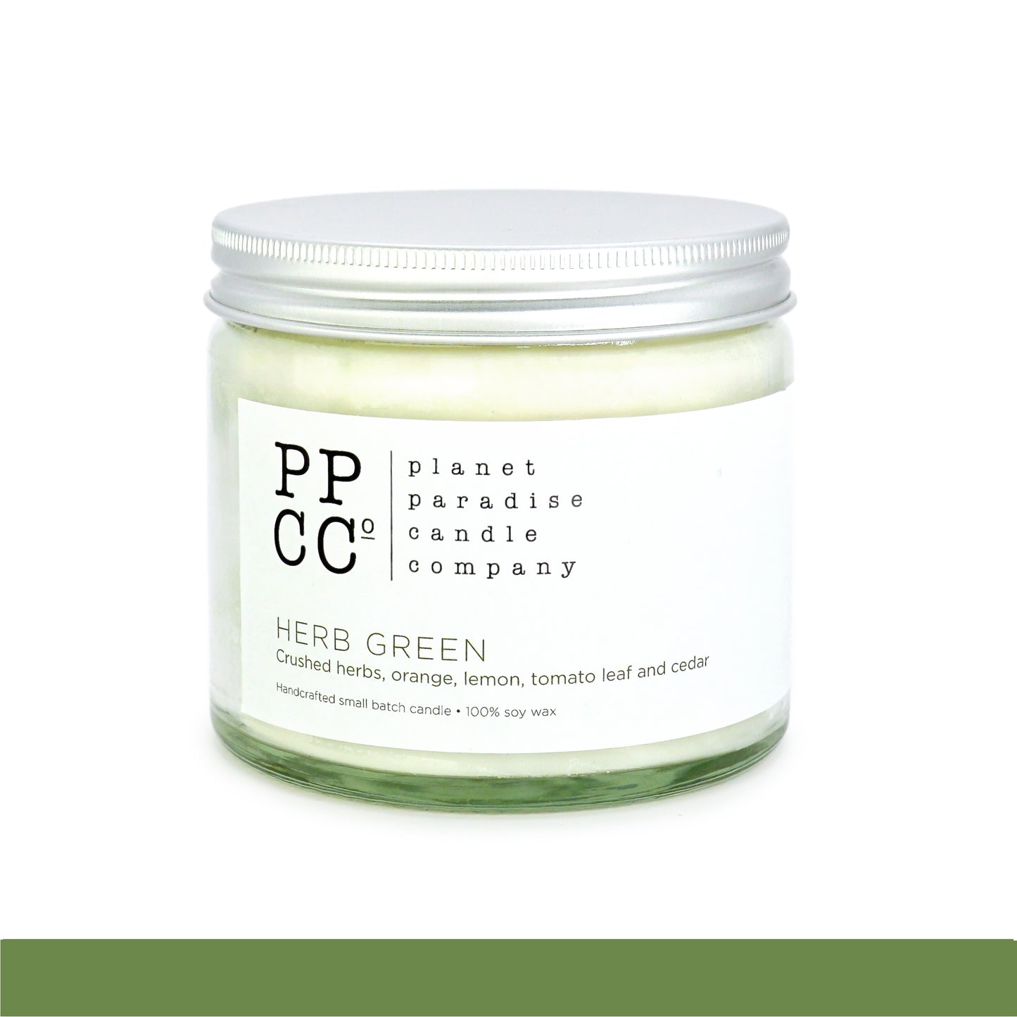 Herb Green soy wax candle