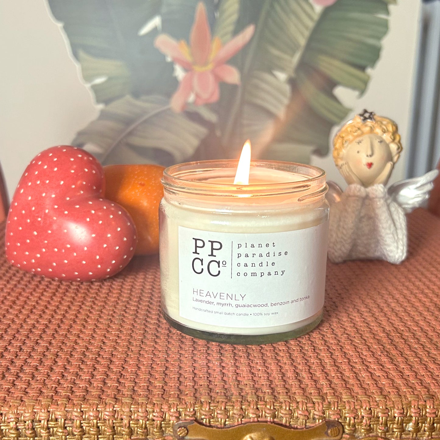 Heavenly soy wax candle