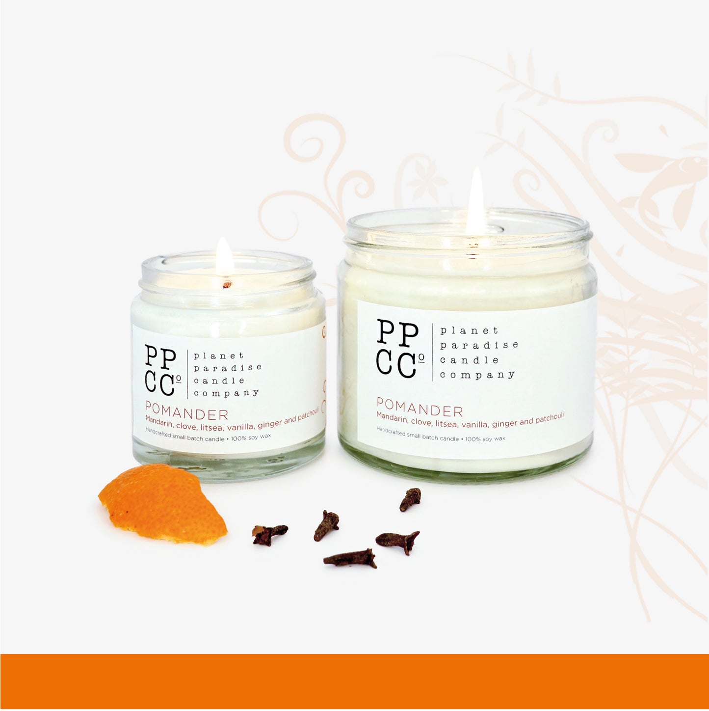 Pomander soy wax candle
