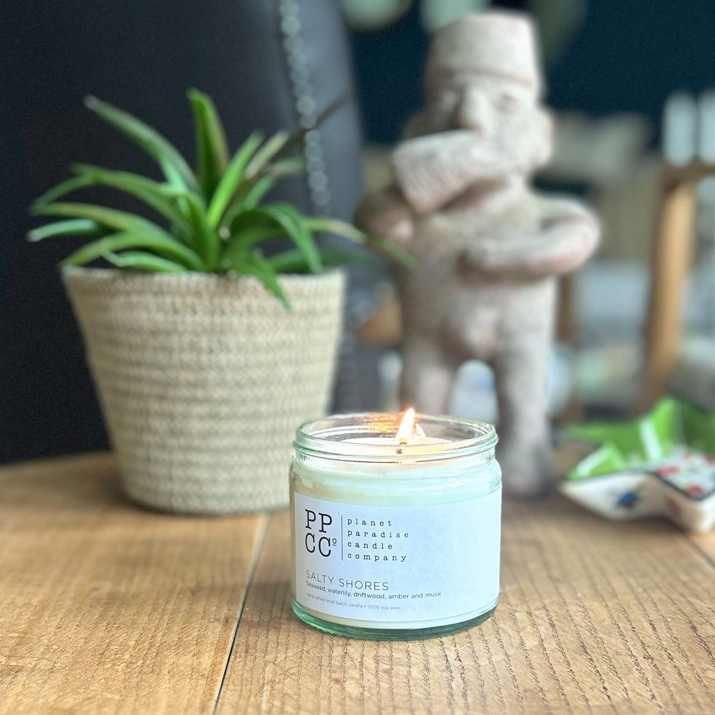 Salty Shores soy wax candle
