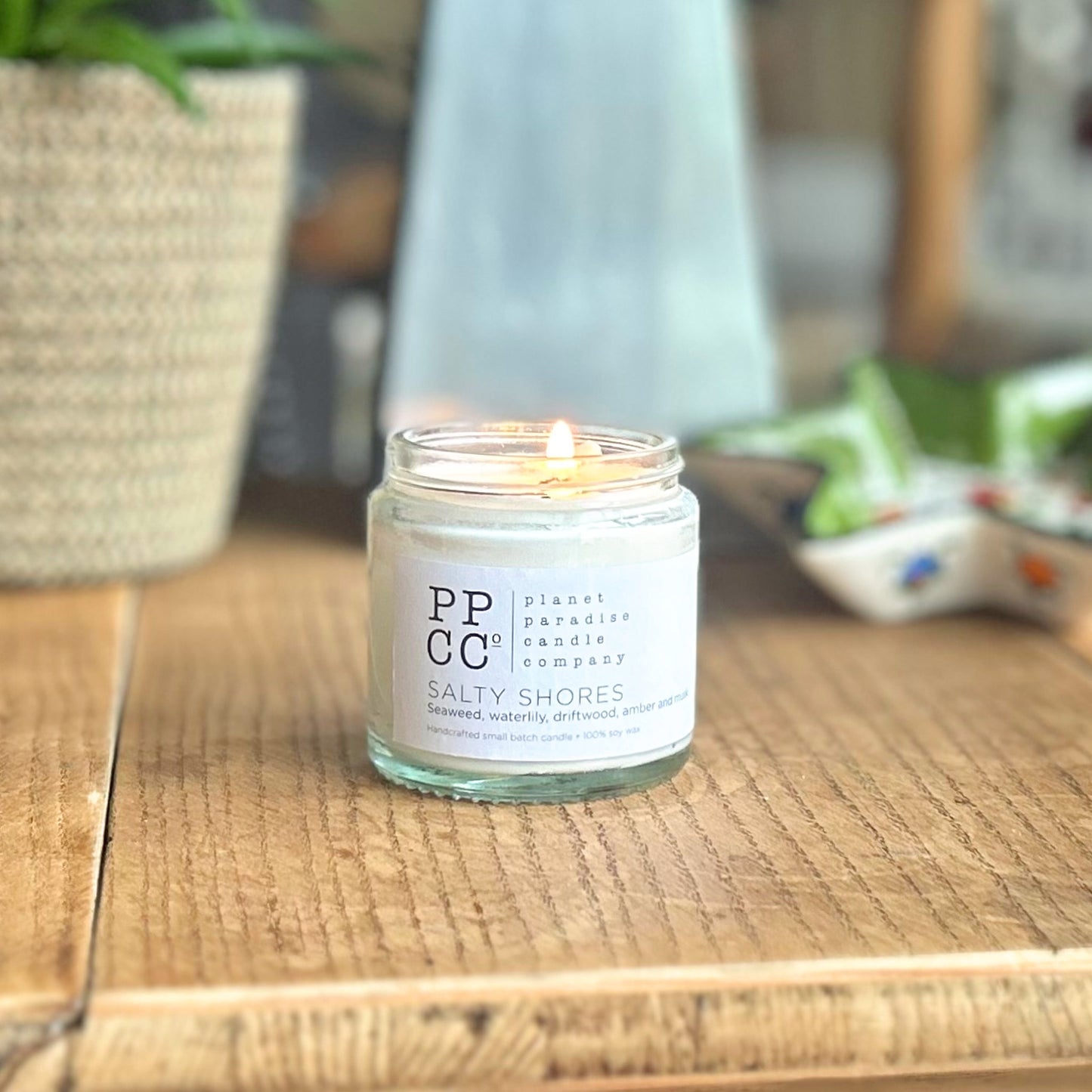 Salty Shores soy wax candle