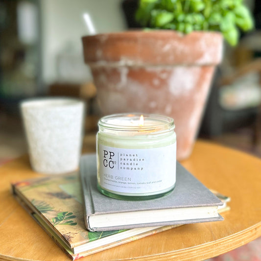 Herb Green soy wax candle