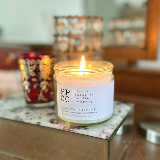 Oriental Blooms soy wax candle